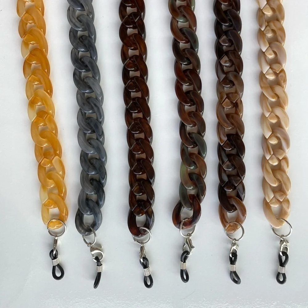 Acrylic sunglasses chain mask chain handbag chain